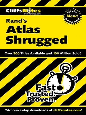 cover image of CliffsNotes on Rand's Atlas Shrugged